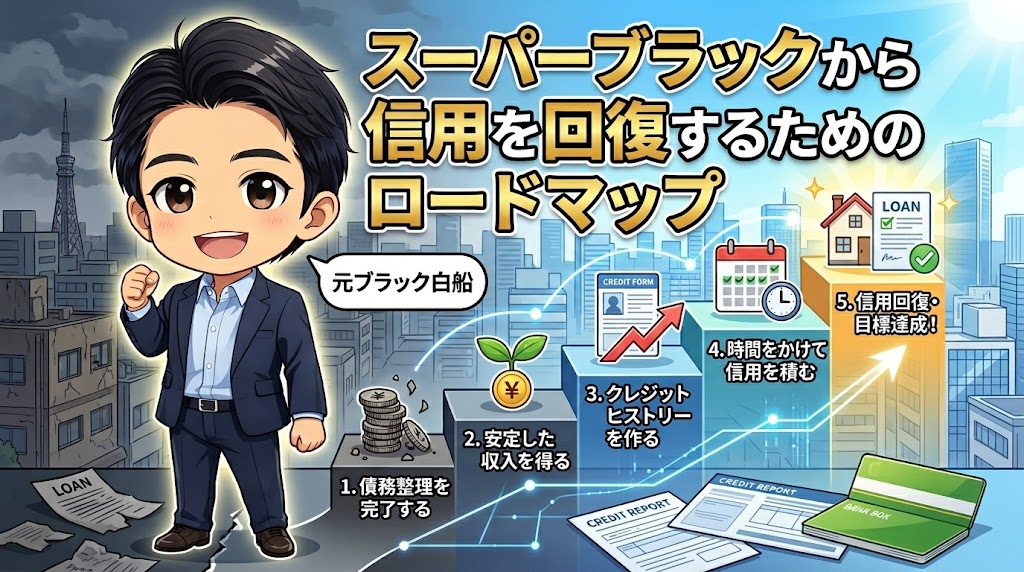 スーパーブラックから信用を回復するためのロードマップ