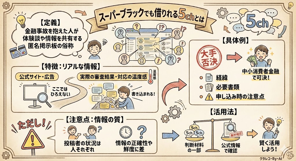 スーパーブラックでも借りれる5chとは