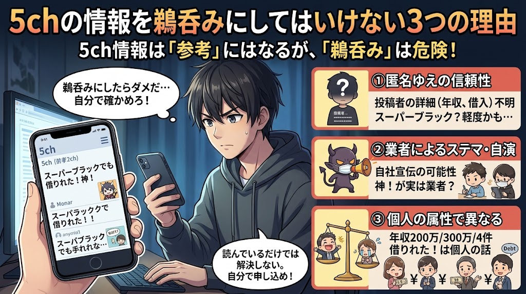 5chの情報を鵜呑みにしてはいけない3つの理由