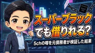 スーパーブラックでも借りれる?5chの噂を元債務者が検証した結果
