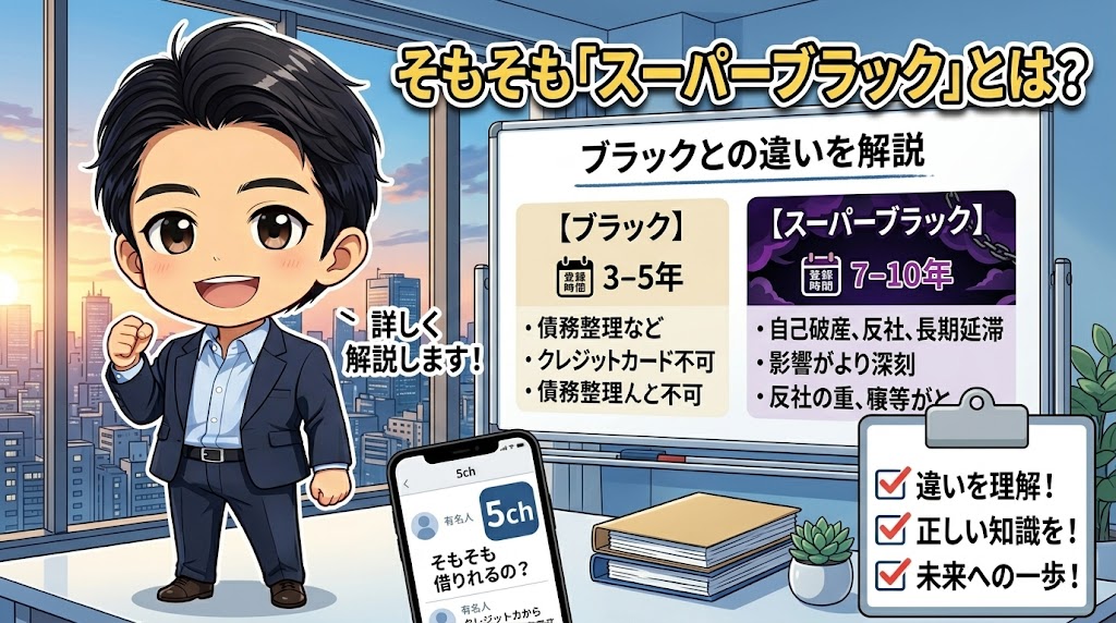 そもそも「スーパーブラック」とは?ブラックとの違いを解説