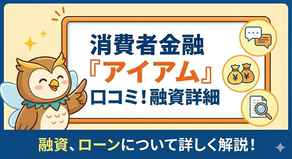 消費者金融「アイアム」の口コミ!融資の詳細