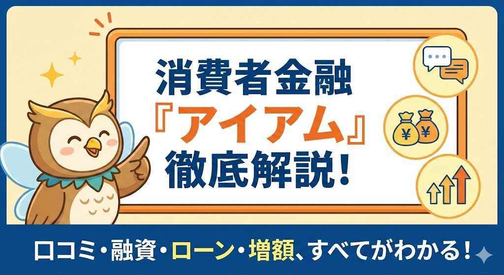 消費者金融「アイアム」の口コミ！融資・ローンと増額も徹底解説