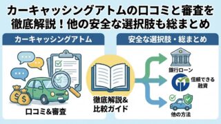 カーキャッシングアトムの口コミと審査を徹底解説！他の安全な選択肢も総まとめ