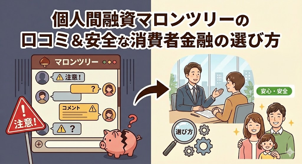 個人間融資の掲示板マロンツリーの口コミと安全な消費者金融の選び方