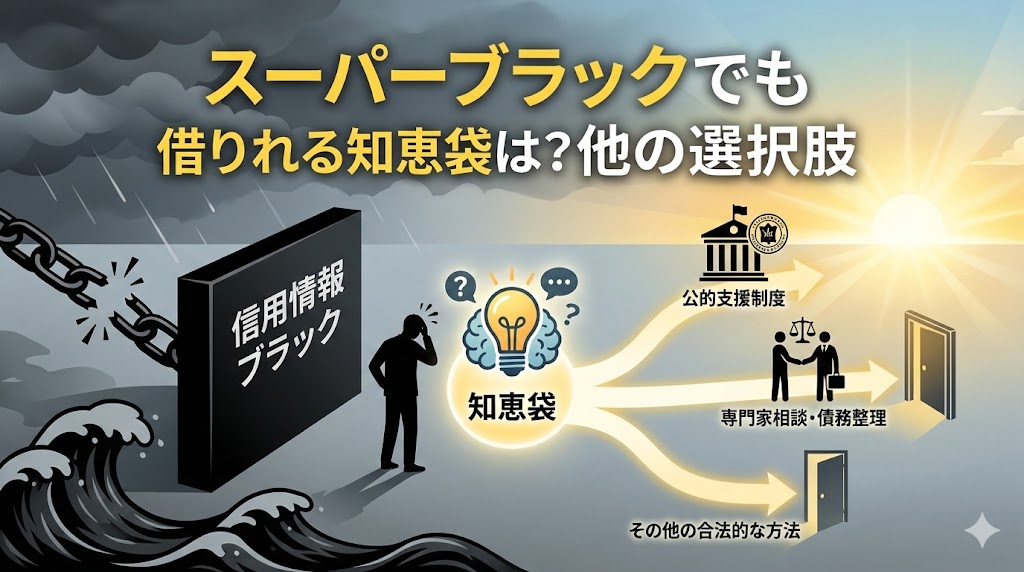 スーパーブラックでも借りれる知恵袋とは？他の選択肢