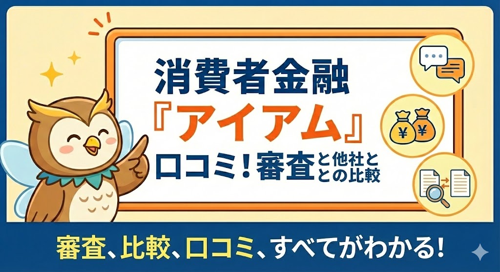 消費者金融「アイアム」の口コミ!審査と他社との比較