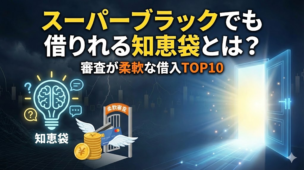 スーパーブラックでも借りれる知恵袋とは？審査が柔軟な借入TOP10