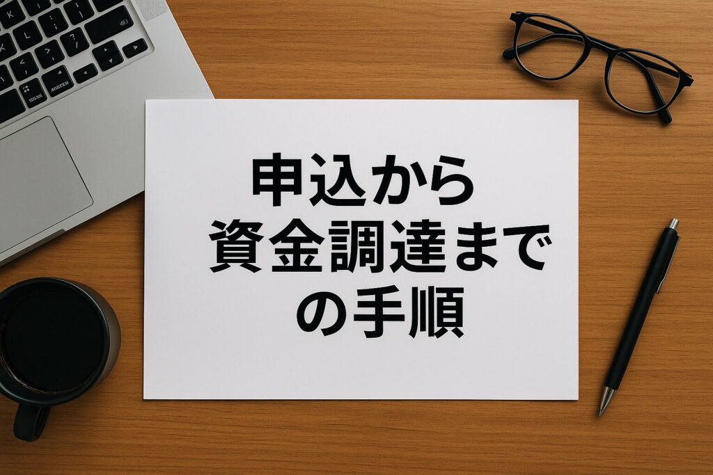 KKT株式会社の申込から資金調達までの手順と必要書類