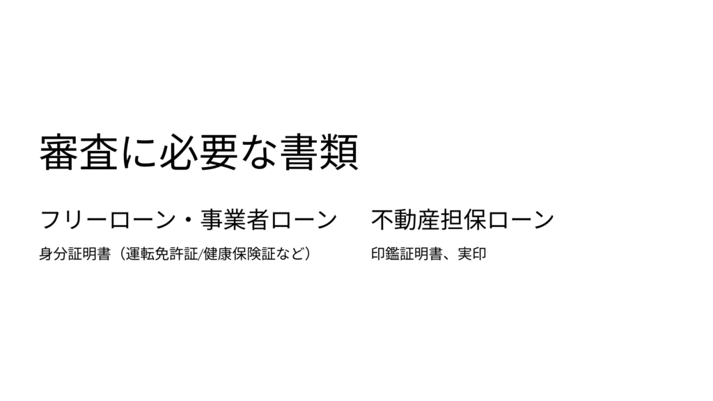 ニチデンの審査に必要な書類