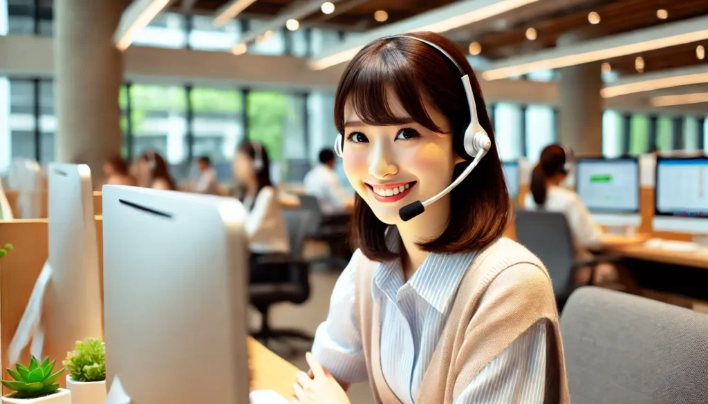 ユニズムで審査可決する人・落ちる人を説明する女性