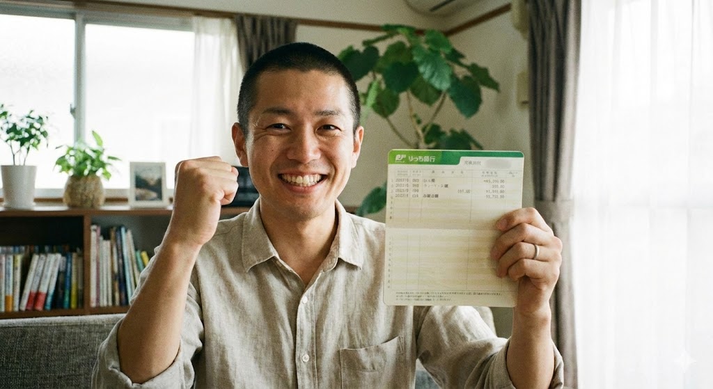 ソフト闇金フィントラストではなく、安全な消費者金融5選で借りれて喜ぶ男性