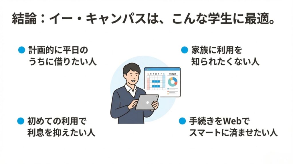 「イー・キャンパス」をおすすめする人