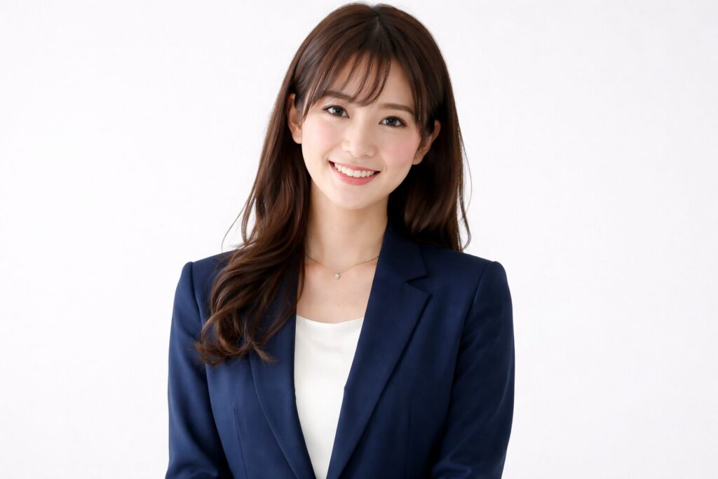 「イー・キャンパス」のよくある質問に回答する女性