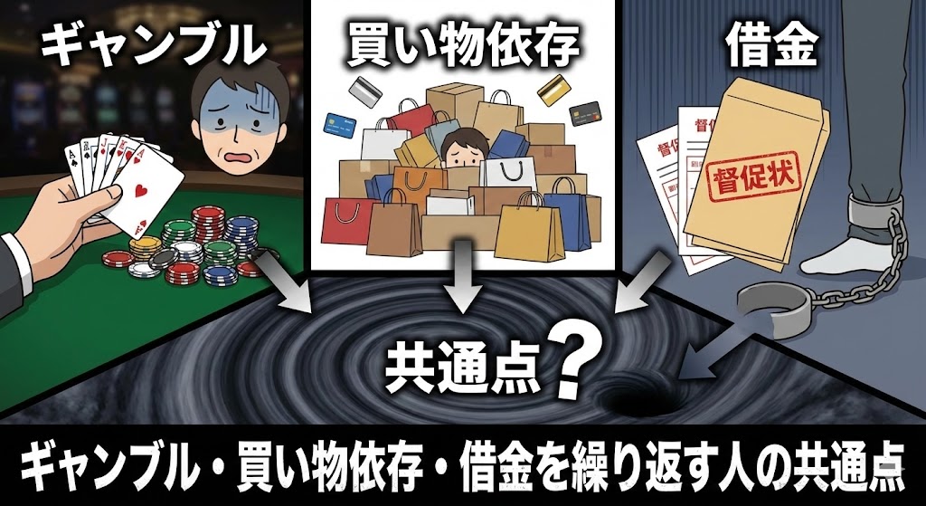 5chでギャンブル・買い物依存・借金を繰り返す人の共通点
