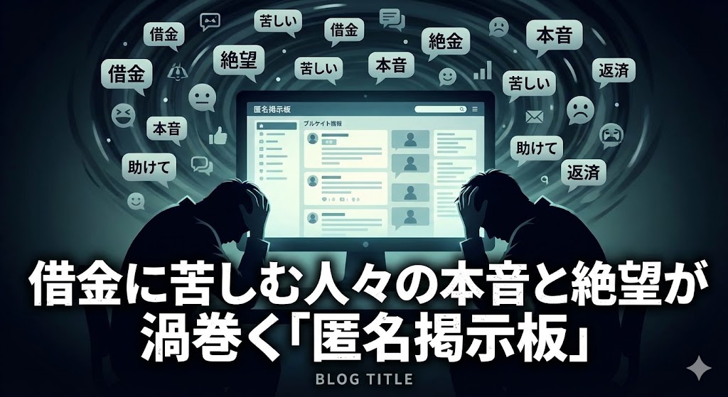 5chで借金に苦しむ人々の本音と絶望が渦巻く「匿名掲示板」