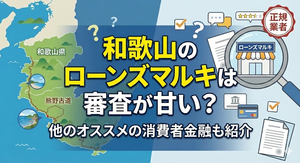 ローンズマルキは審査が甘い？他のオススメの消費者金融も紹介