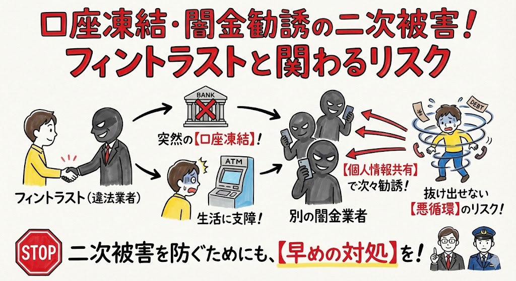 ソフト闇金フィントラストの口座凍結やさらなる闇金勧誘の二次被害.jpg