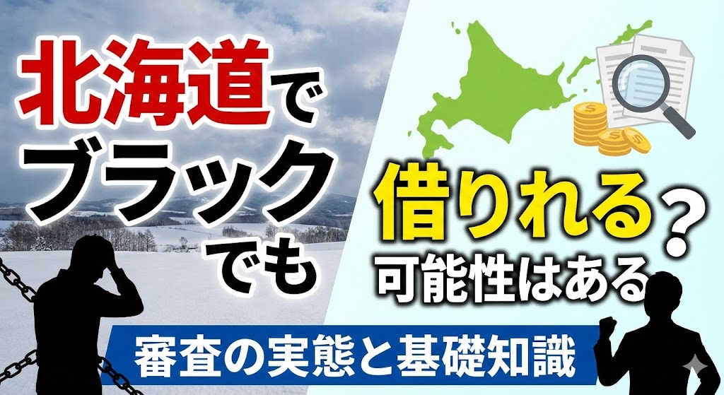 北海道でブラックでも借りれる可能性はある？審査の実態と基礎知識