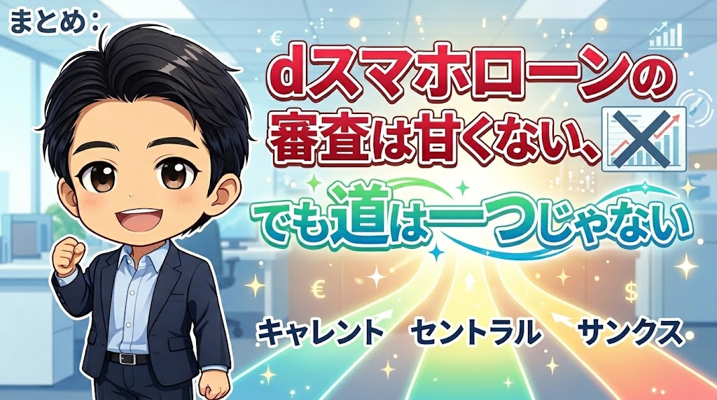 まとめ:dスマホローンの審査は甘くない、でも道は一つじゃない