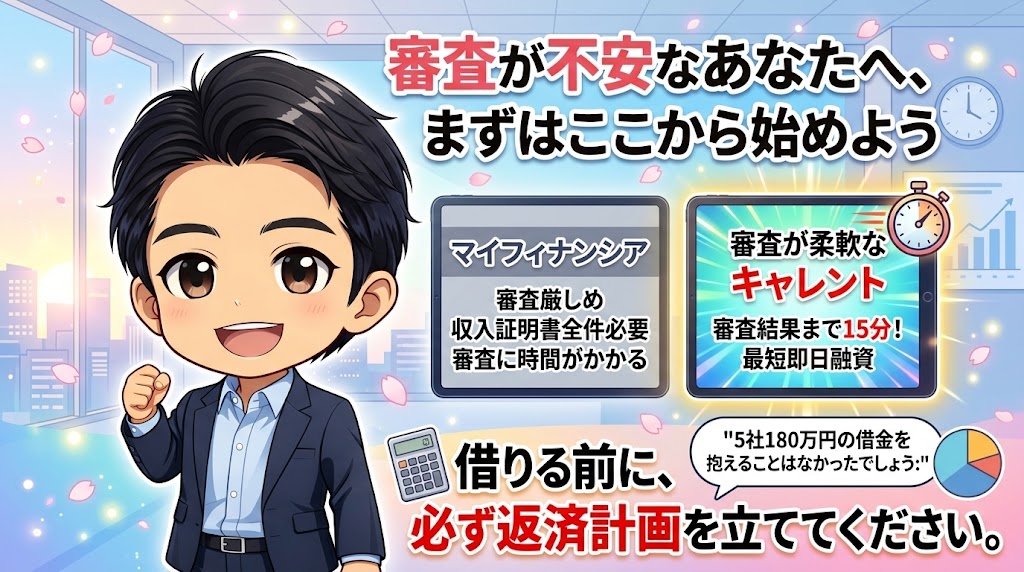 マイフィナンシアの審査が不安なあなたへ、まずはここから始めよう