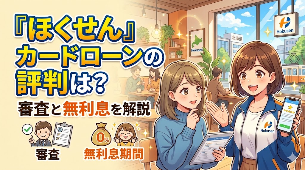『ほくせん』カードローンの評判は？審査と無利息を解説