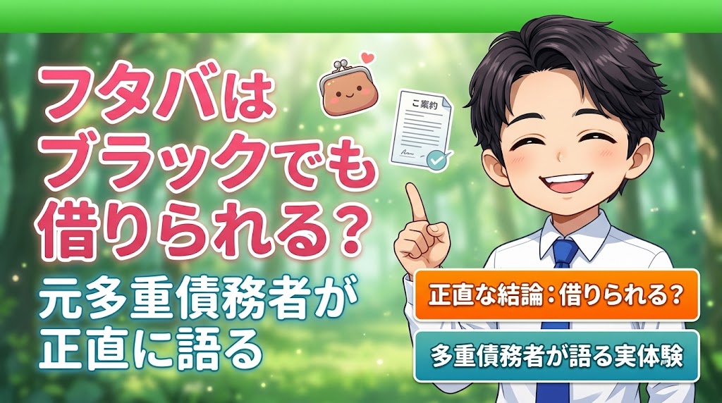 フタバはブラックでも借りられる？元多重債務者が正直に語る