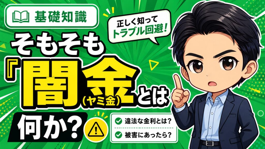 そもそも「闇金(ヤミ金)」とは何か
