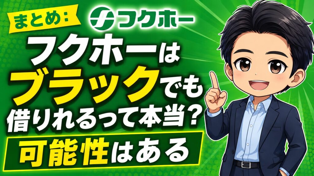 まとめ:フクホーはブラックでも借りれるって本当?可能性はある