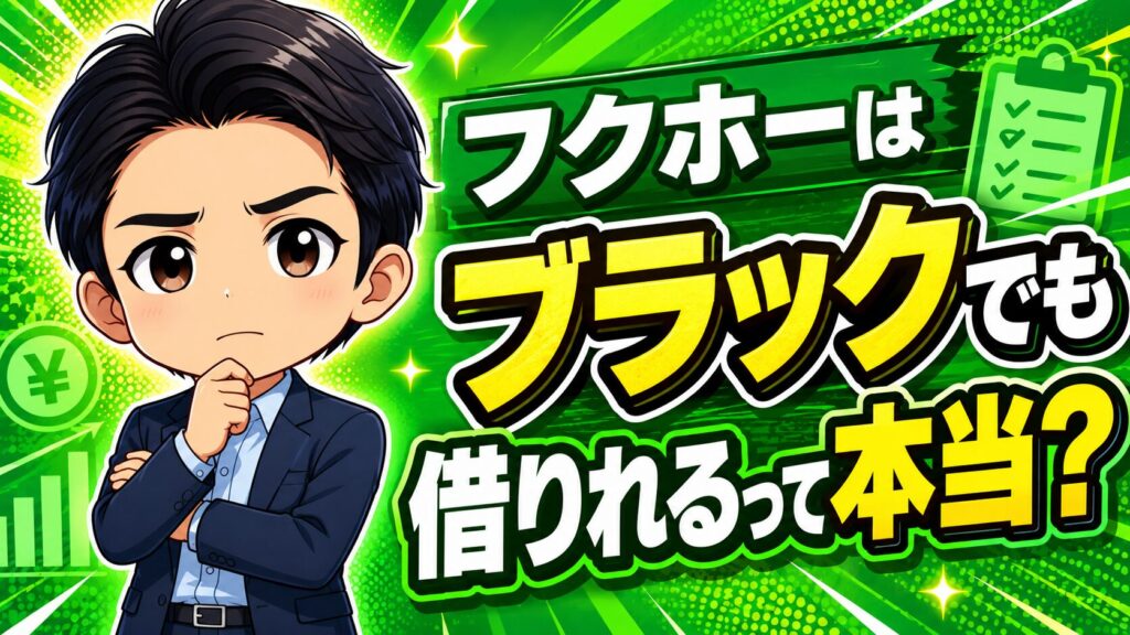 フクホーはブラックでも借りれるって本当?
